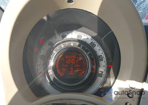 2012 Fiat 500C Lounge из США, поврежденный, VIN 3C3CFFER9CT381381